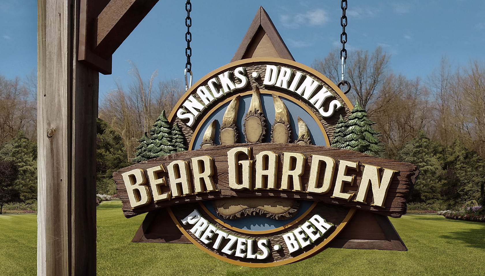 Bear Garden Sign